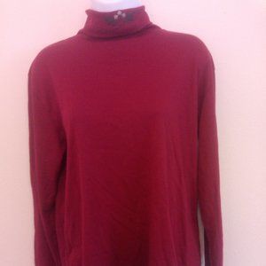 ASHLEY Vintage Burgundy Acorn Tuetleneck Large